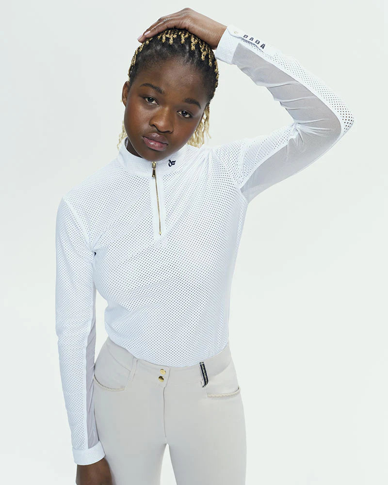 PABLITO - Long sleeve riding polo shirt