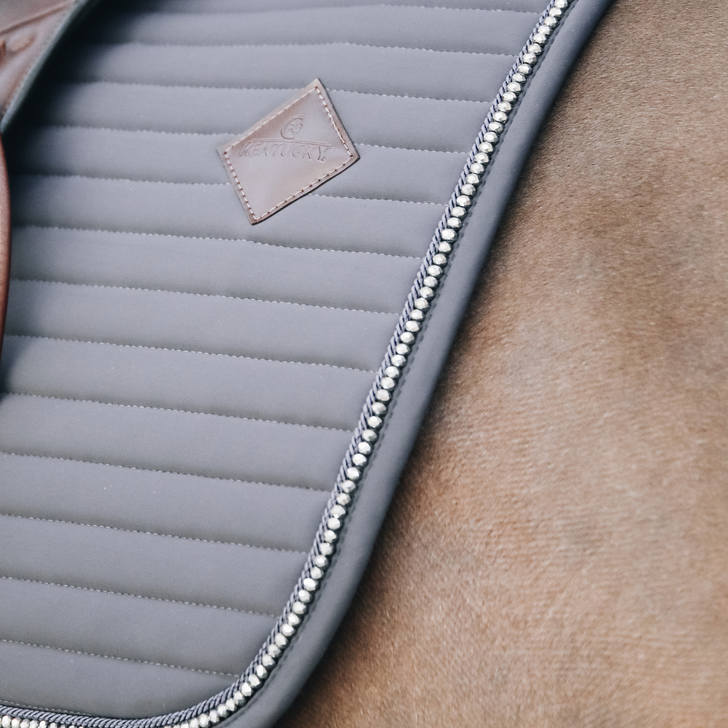 Pearls Dressage Saddle Pad | Grey