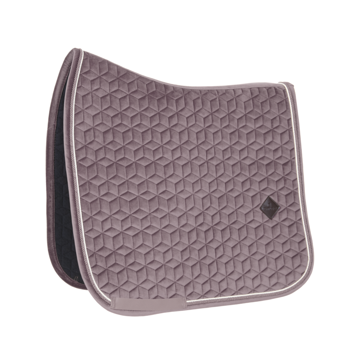 Velvet Dressage Saddle Pad | Light Purple