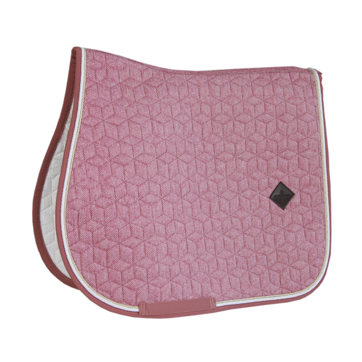 Wool Jumping Saddle Pad | Light Pink