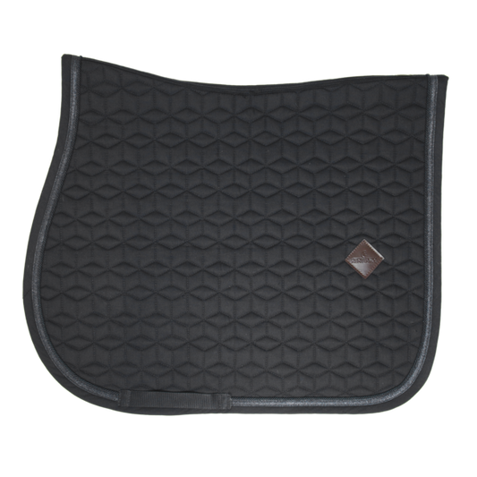 Glitter Rope Jumping Saddle Pad | Black