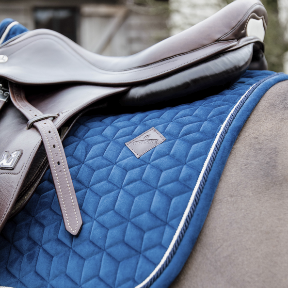 Basic Velvet Jumping Saddle Pad | Navy – LouRi & Co.