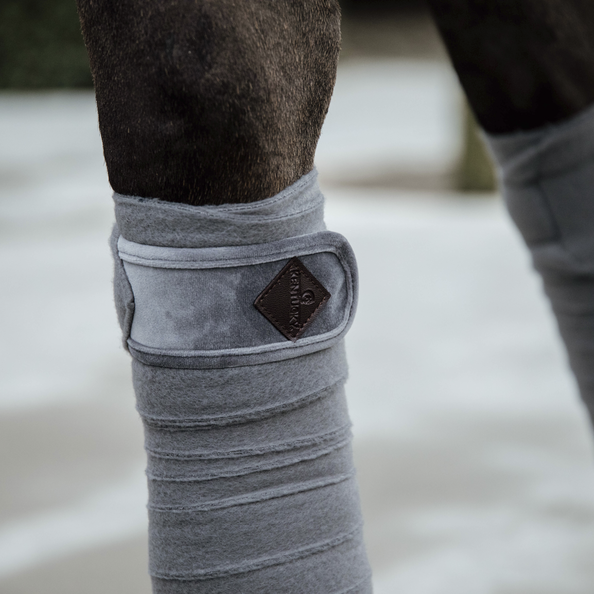 Basic Velvet Polar fleece bandages | Grey
