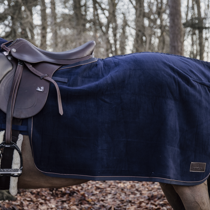 Quarter Rug Heavy Fleece | Navy