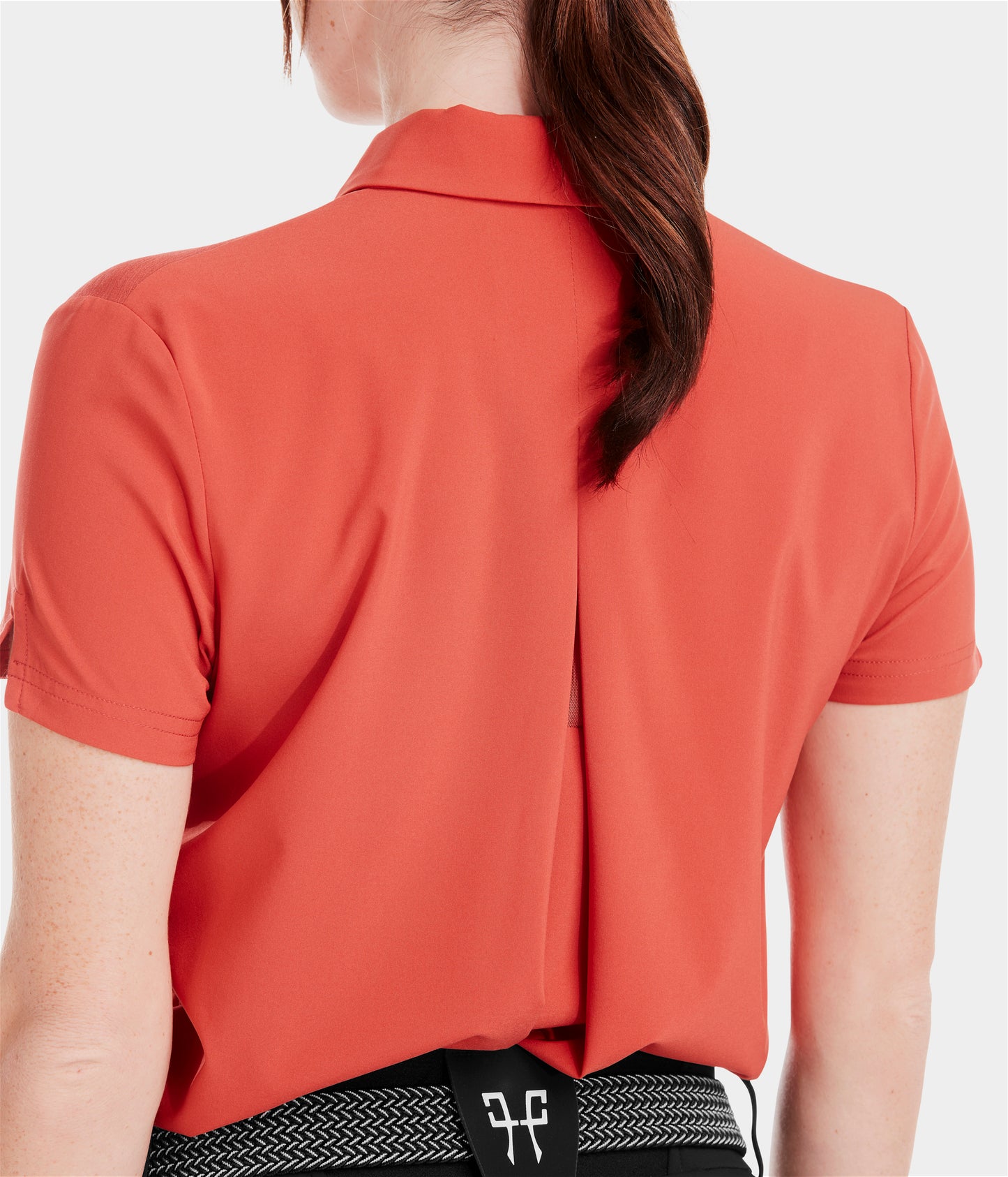 Ariia Polo Shirt | Terracotta