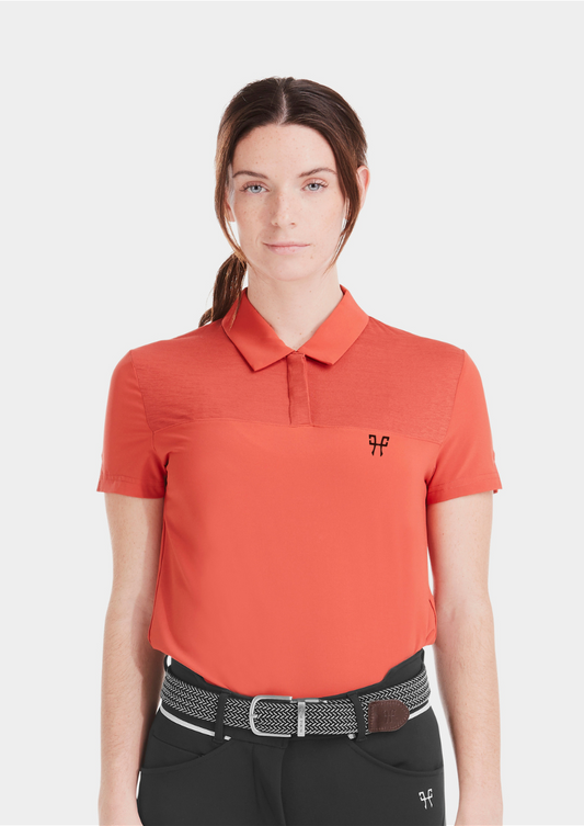 Ariia Polo Shirt | Terracotta
