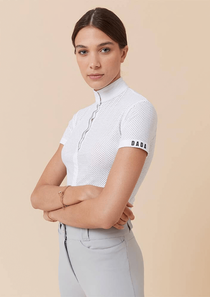 HELIOS Short Sleeves Show Shirt | Blanc