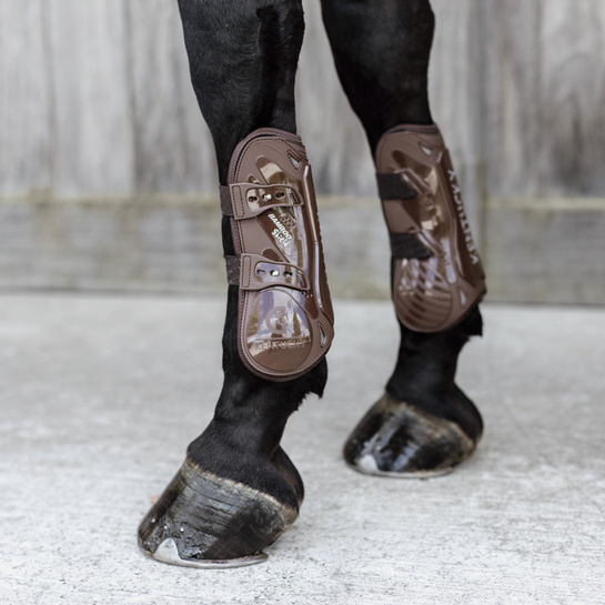 NEW! Tendon Boots Bamboo Elastic | Brown