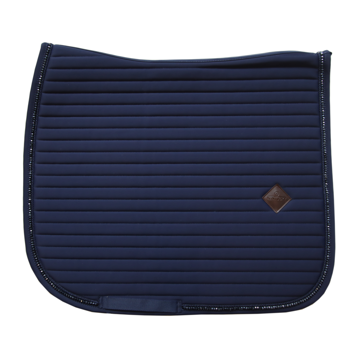 Pearls Dressage Saddle Pad | Navy