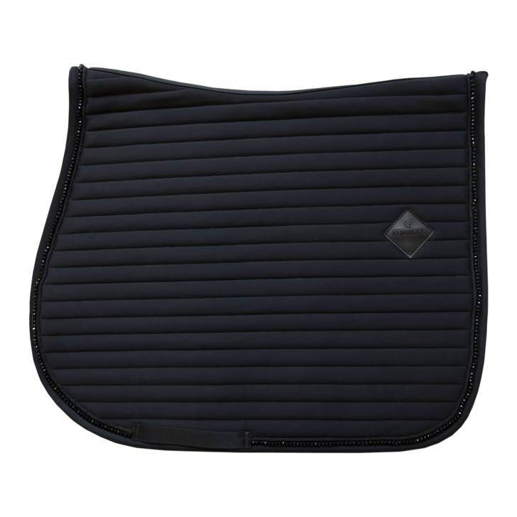 Pearls Jumping Saddle Pad | Black