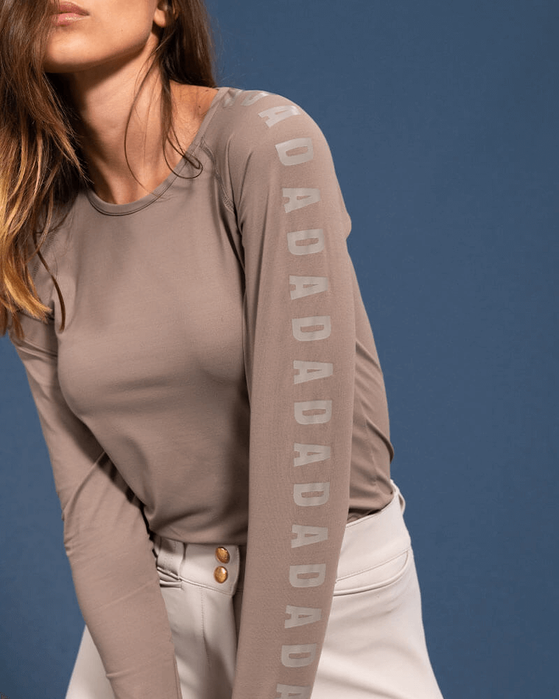 IZZY Long Sleeves T-Shirt | Marron Glacé
