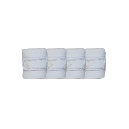 Pearls Polar Fleece Bandages | White