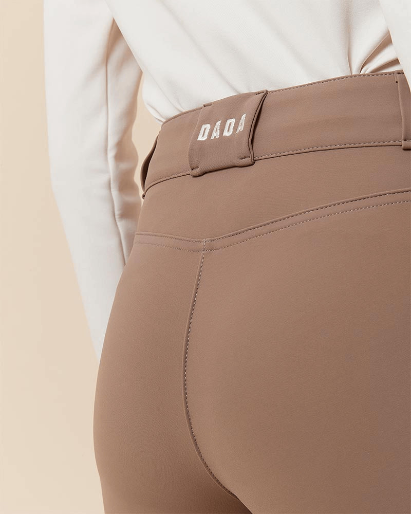 KIT - High Waist Riding Breeches + Grip | Moka