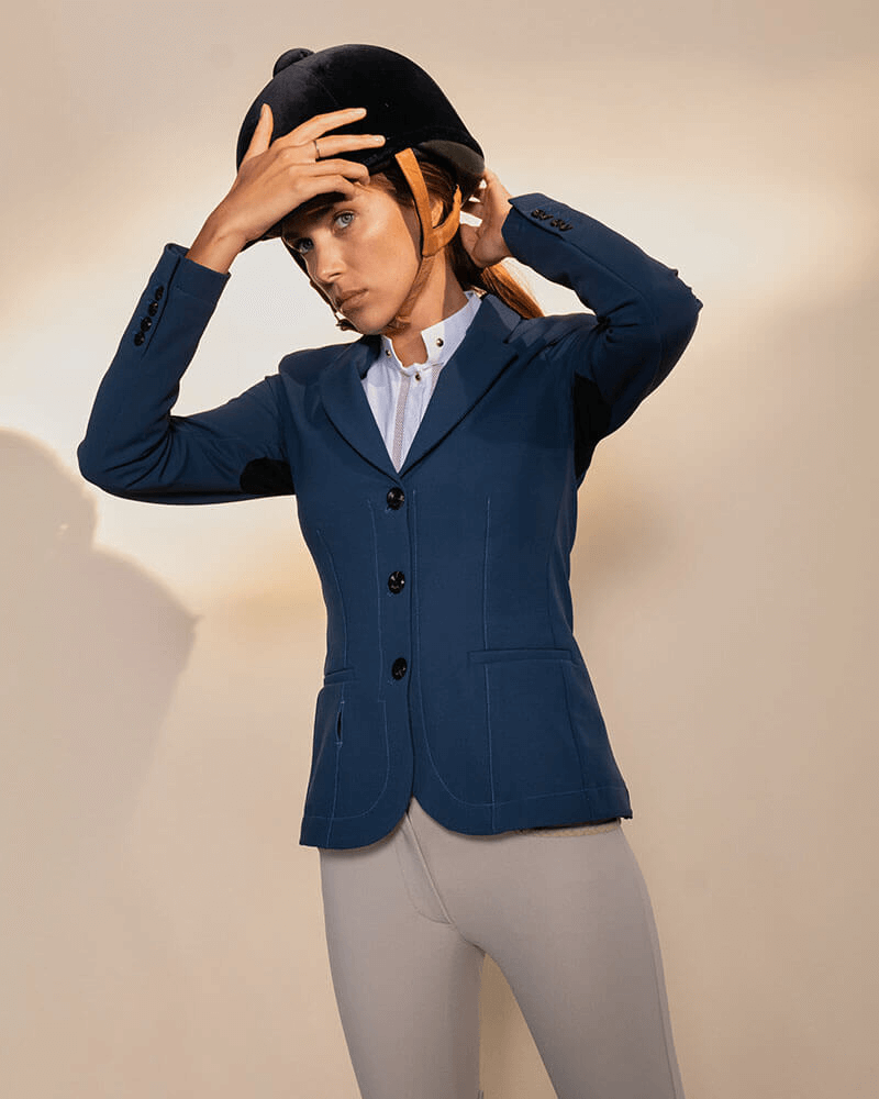 Navy blue 2025 show jacket